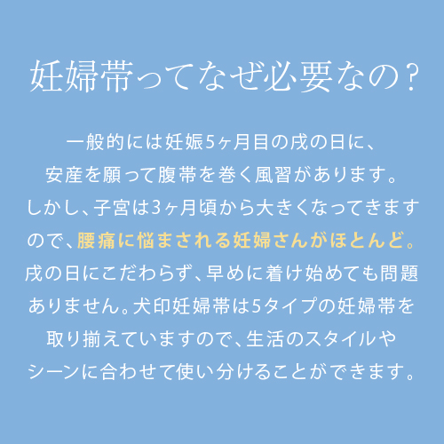 なが く使えるマタニティベルト 骨盤ベルトタイプ マタニティウェアは犬印本舗 公式